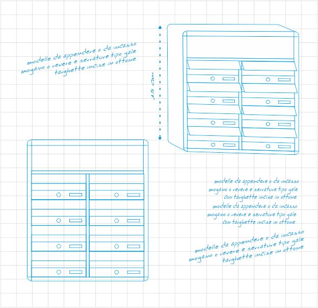 cassetta postale alluminio