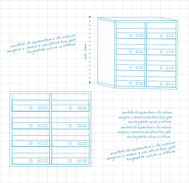 cassetta postale alluminio