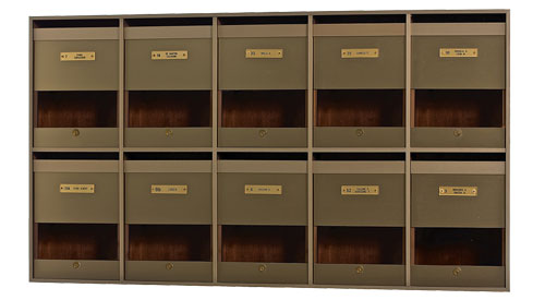 cassetta postale alluminio