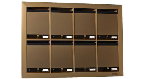 cassetta postale in alluminio