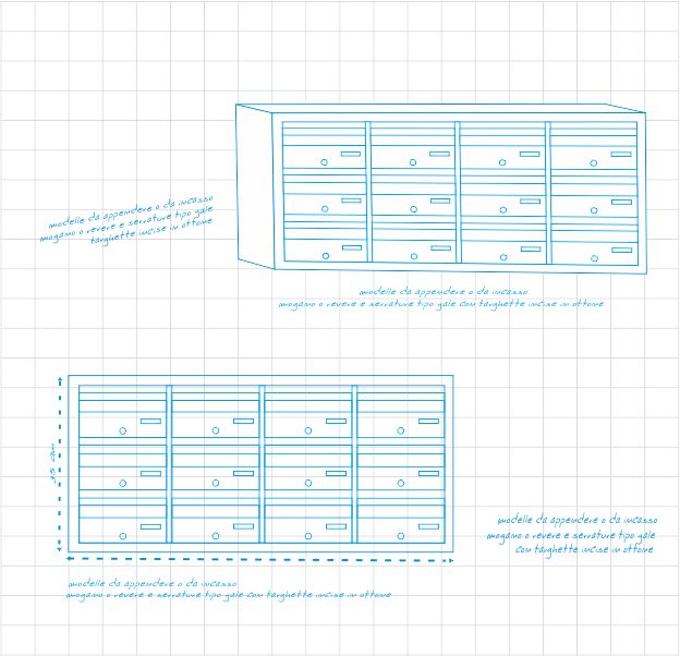 cassetta postale alluminio