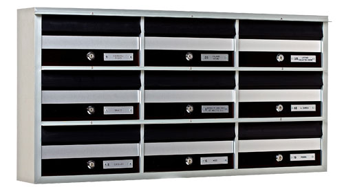 cassetta postale alluminio