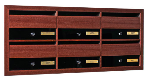 cassette postali in legno