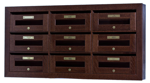 cassetta postale in legno