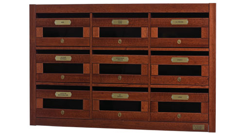 Cassette postali in legno