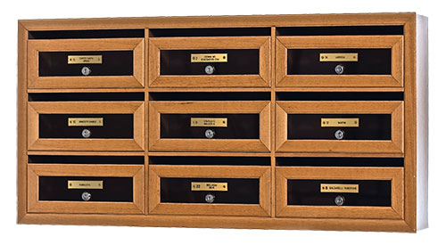 Cassette postali in legno