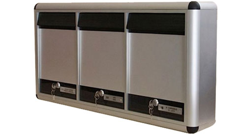 cassetta postale in alluminio