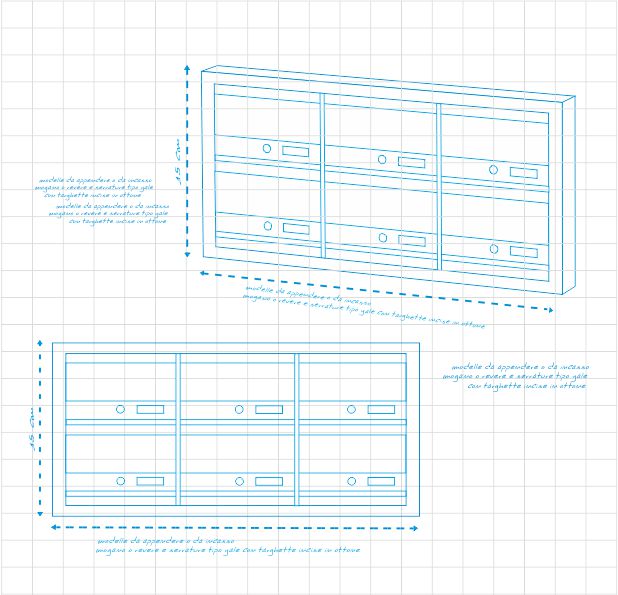 cassetta postale in legno