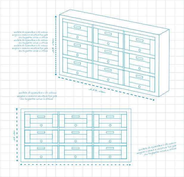cassetta postale legno