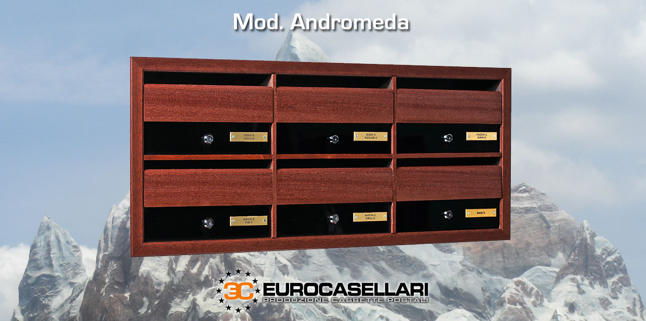 cassette postali in legno