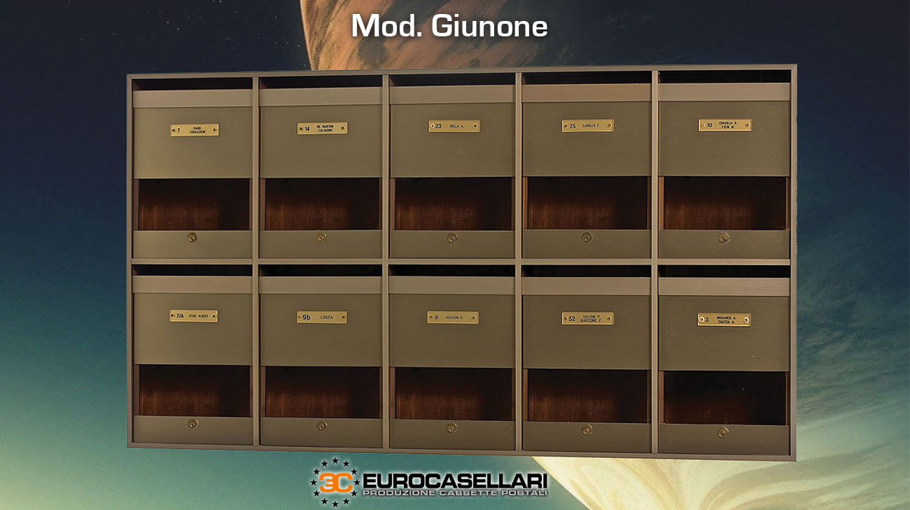 cassetta postale in alluminio