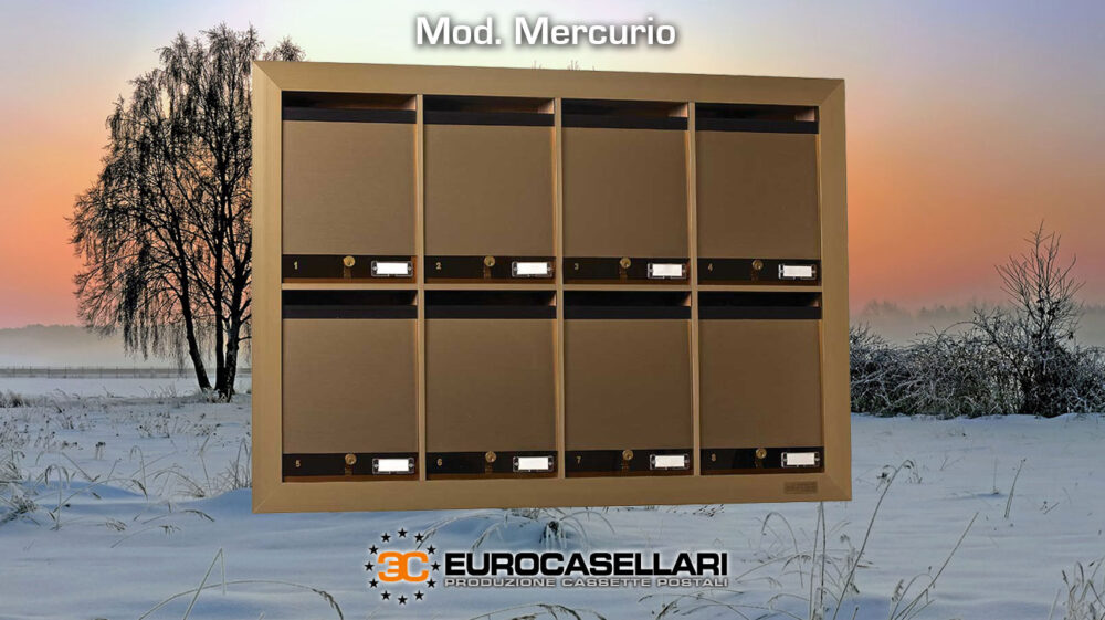 cassetta postale in alluminio