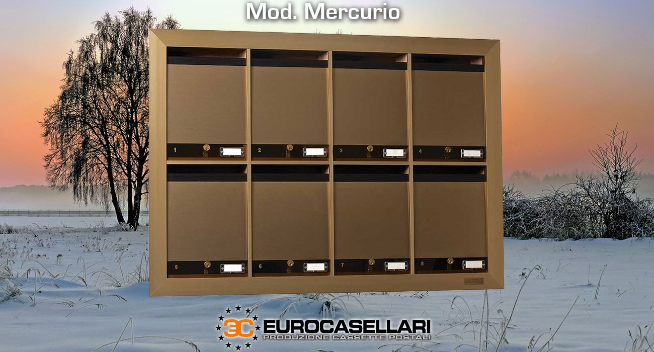 cassetta postale in alluminio