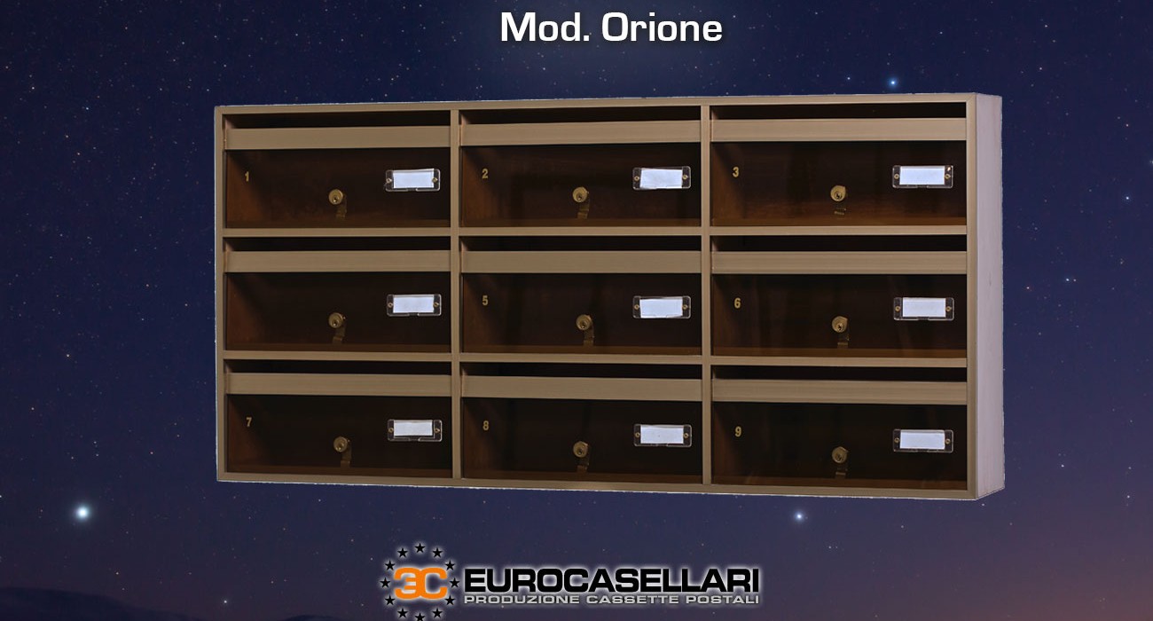 cassetta postale in alluminio