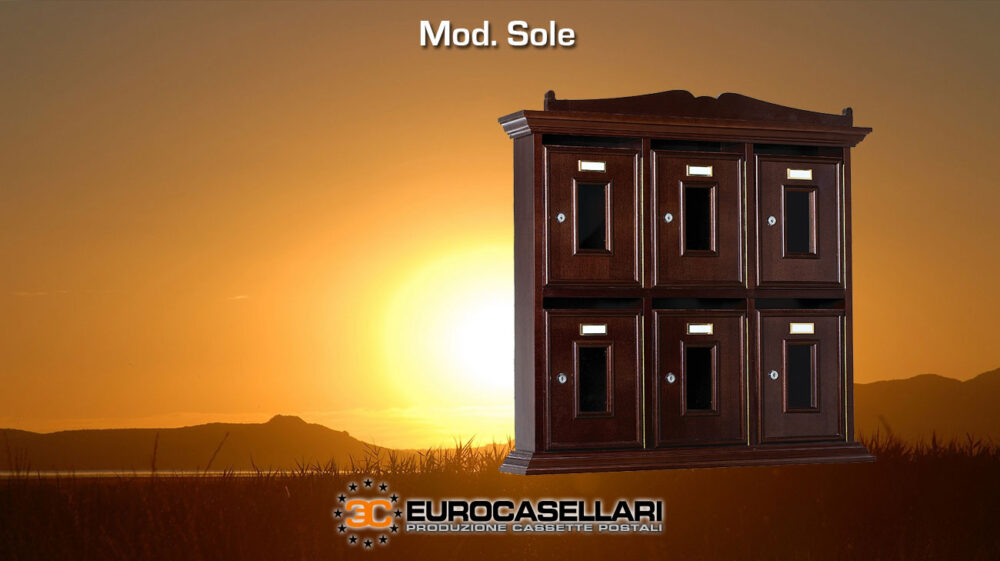 cassette postali in legno