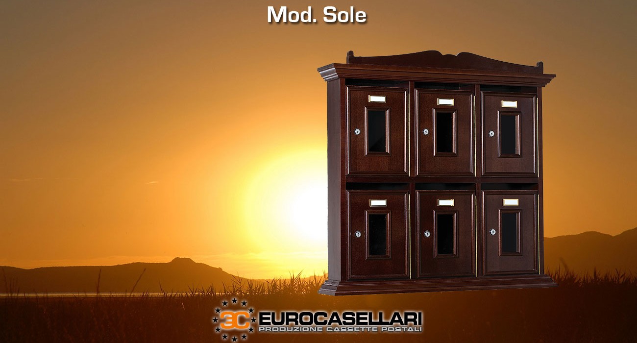 cassette postali in legno