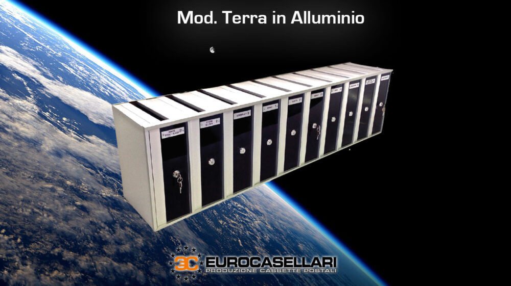 cassetta postale in alluminio