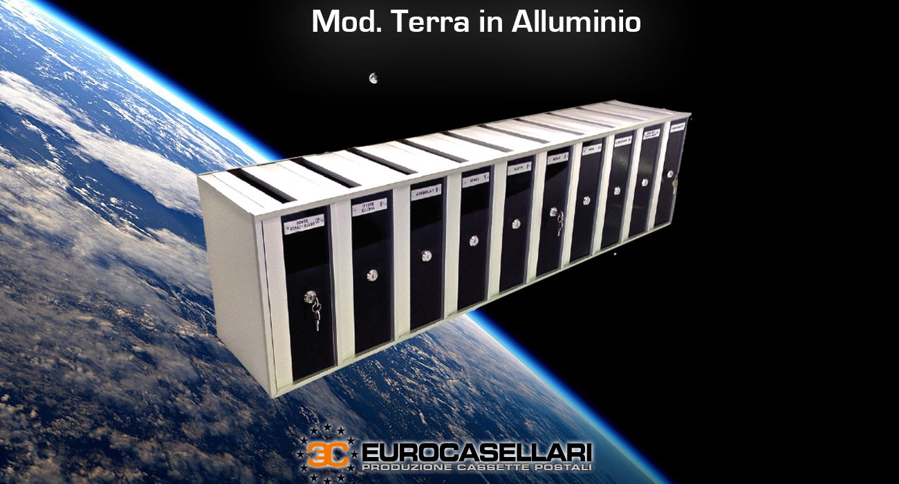 cassetta postale in alluminio