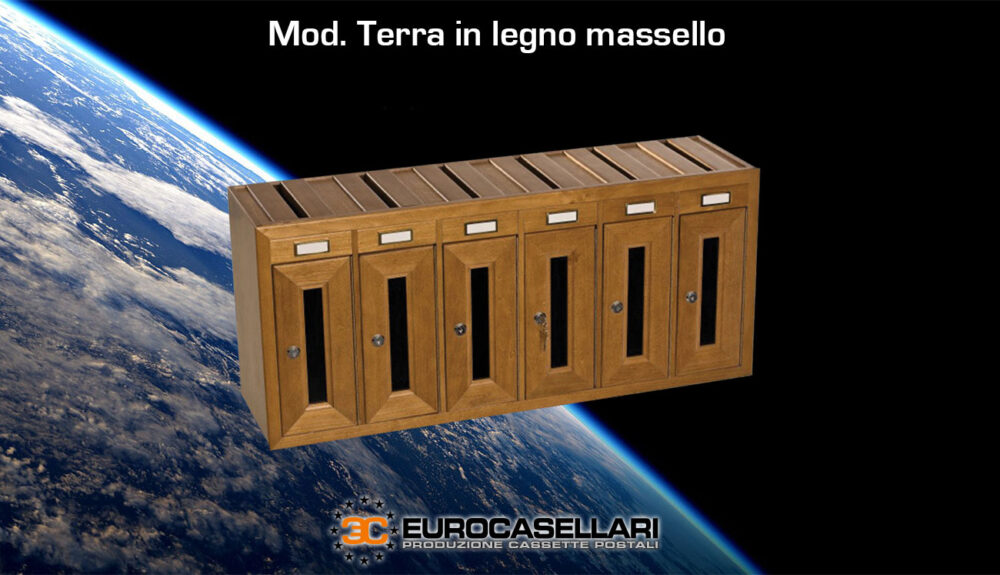 cassette postali in legno