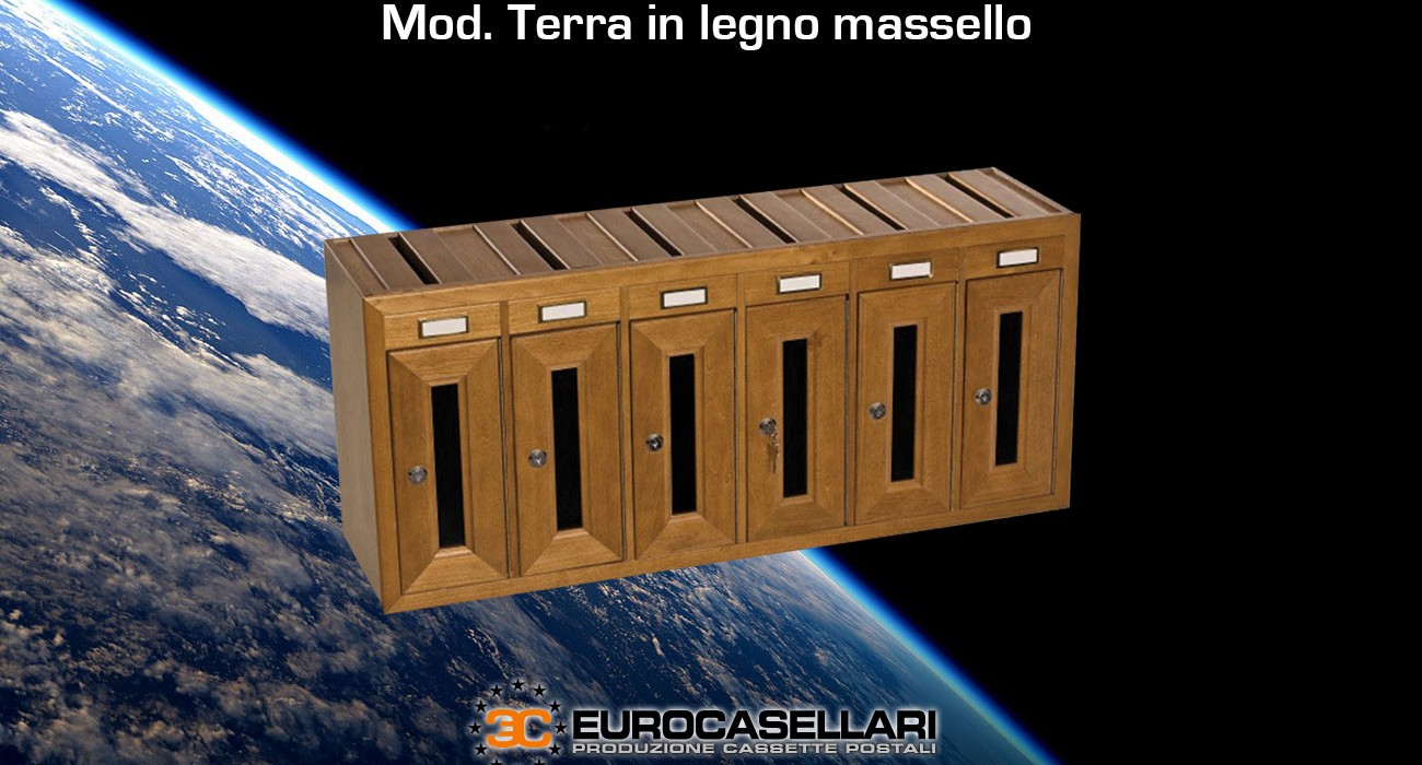 cassette postali in legno
