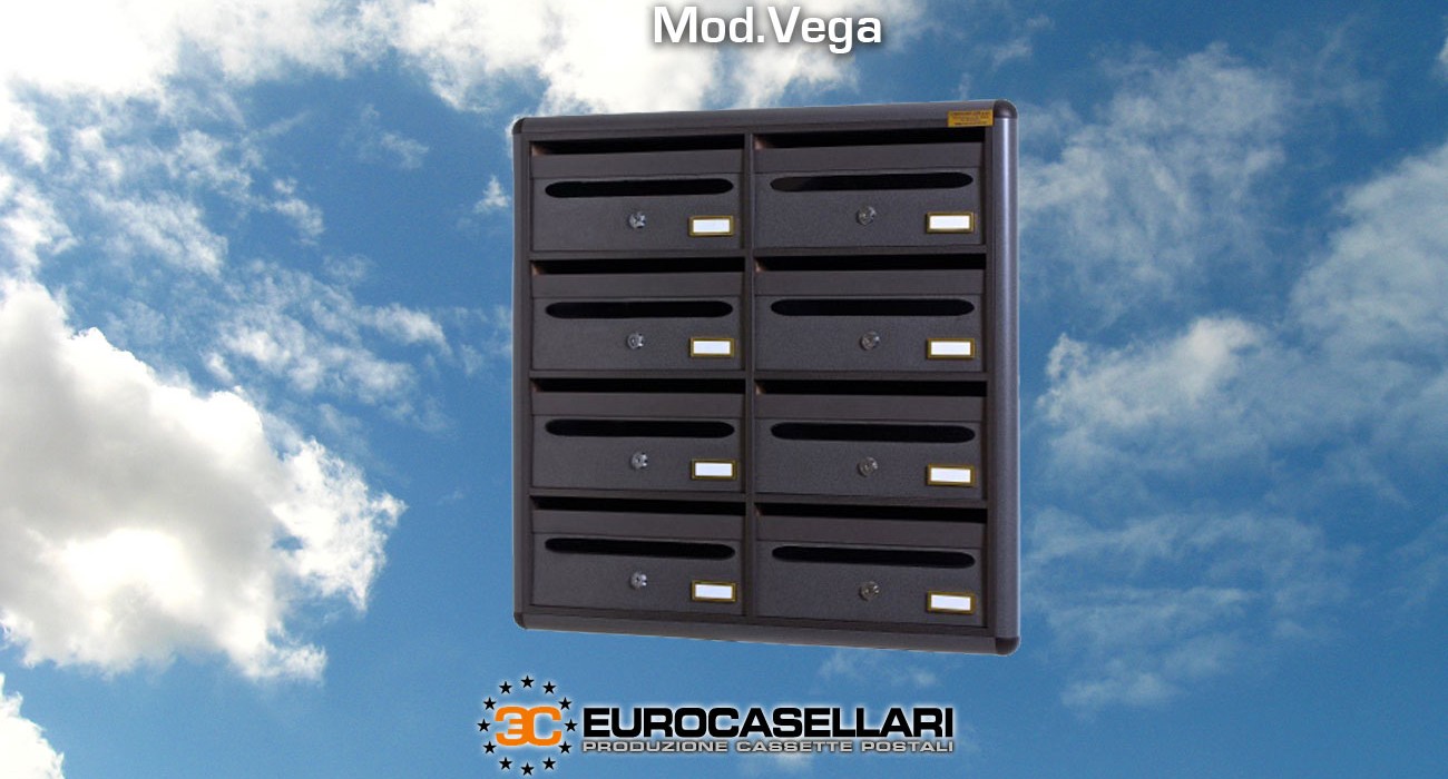 cassetta postale in alluminio