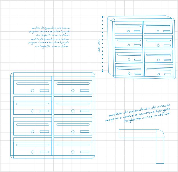 cassetta postale alluminio