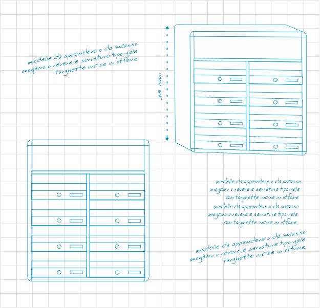 cassetta postale alluminio